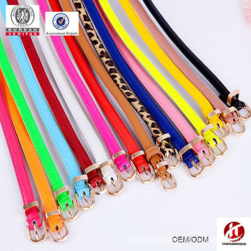 2014 new lady's fashion pu leather belt